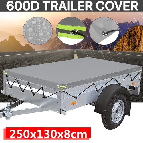 600d 250x130x8cm pvc anhänger - pvc,