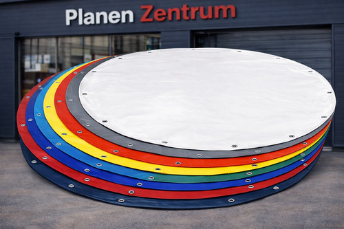 Poolabdeckung rund poolplane - rund,