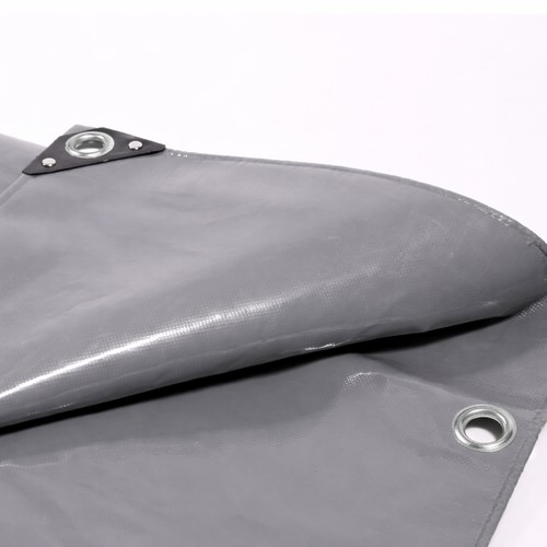 Pvc abdeckplane grau 650 - 650, g|m²