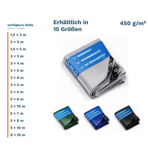 Nemaxx abdeckplane 450g - nemaxx,